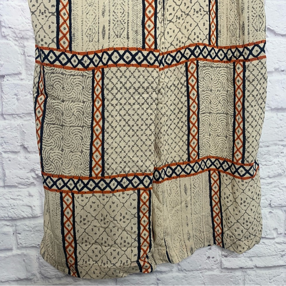 Eva Franco Letizia Waist Tie Aztec Geometric Jumpsuit - Picture 9 of 16